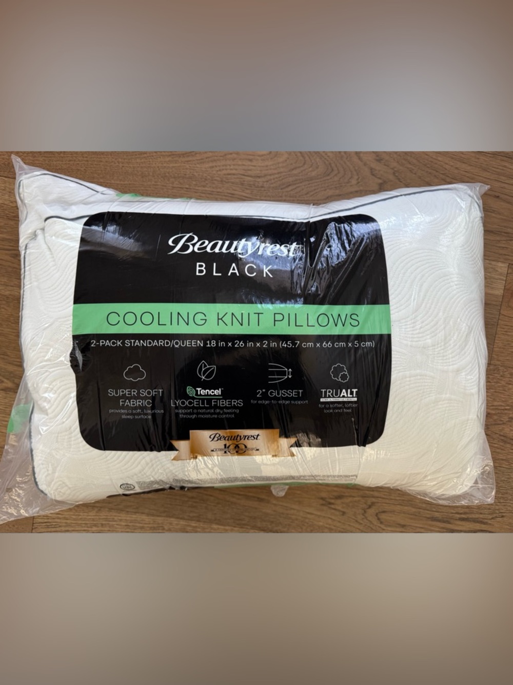 🎉LAST CHANCE🎉BEAUTYREST BLACK
2pk Luxurious Down‎ Alternative Pillows - Picture 4 of 11